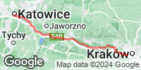 Track GPS Katowice - Kraków